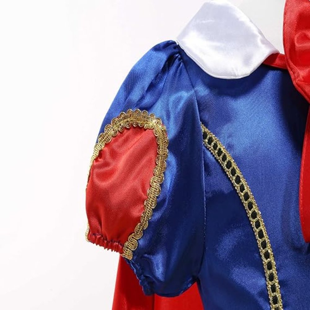 Snow White Dress for Little Girls - Elegant Birthday Party Dress - Picture 6 of 8